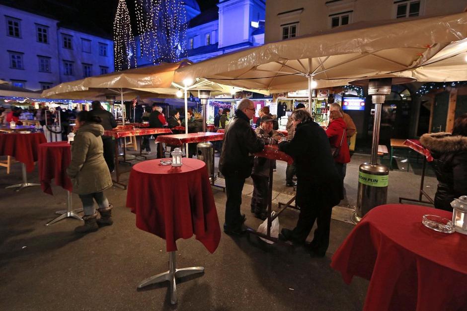 Center Ljubljane na predvečer božiča | Avtor: Saša Despot