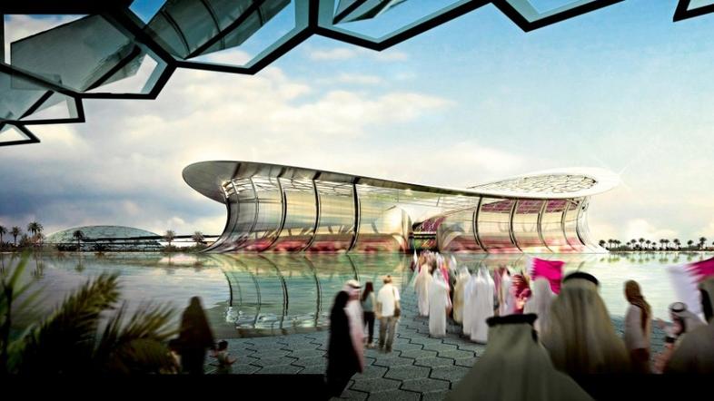 Lusail Iconic stadion Lusail City Katar mundial SP 2022