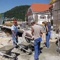 Gorenjska 09.09.10, grad, khislstein, delavci, gradnja, foto: iztok golob