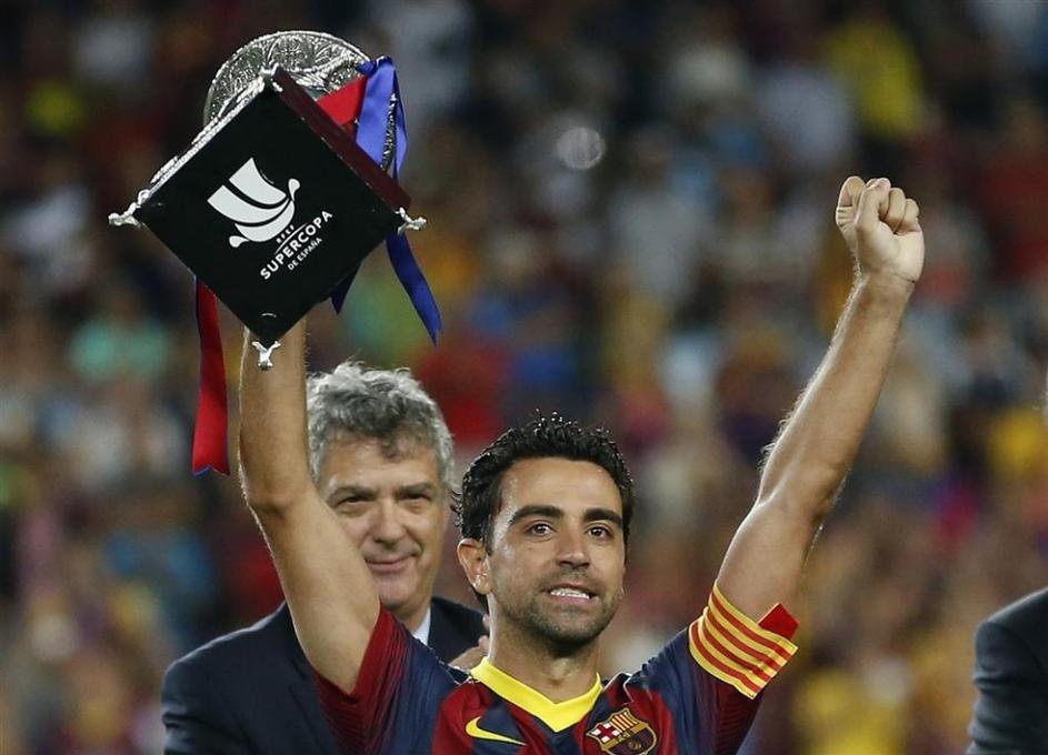 Xavi naslov prvaka pokal trofeja zmaga Barcelona Atletico Madrid superpokal