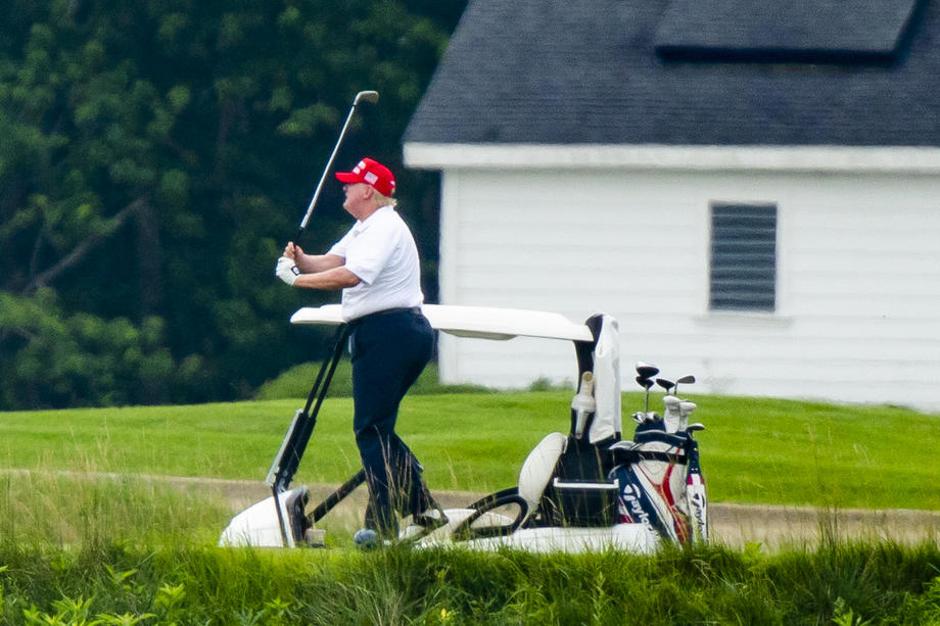Donald Trump in golf | Avtor: Epa