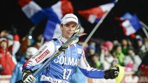 Pinturault slalom Val d'Isere svetovni pokal alpsko smučanje zmaga zastava zasta