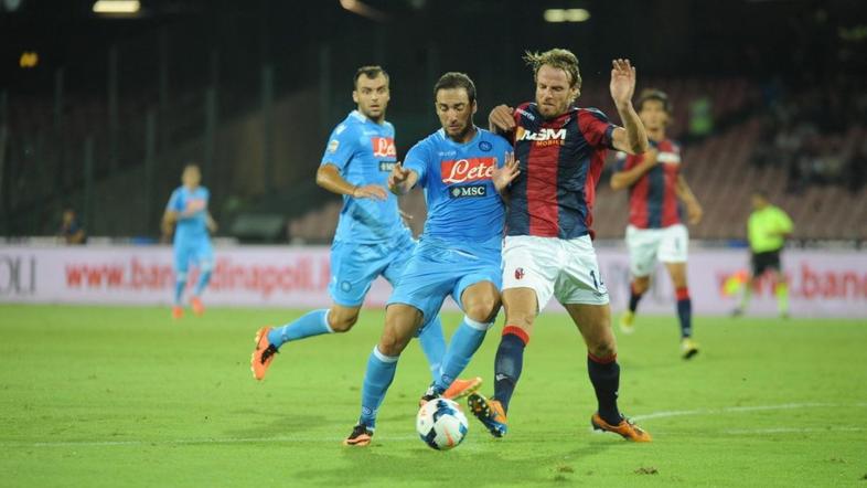 Higuain Pandev Napoli Bologna Serie A Italija liga prvenstvo