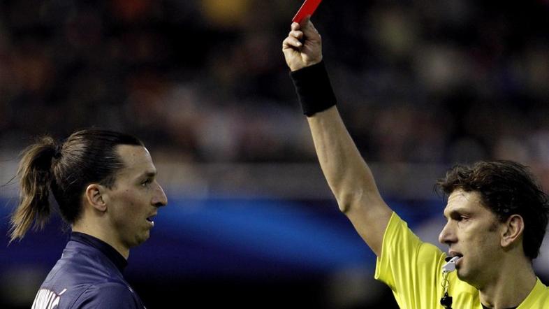 Ibrahimović Tagliavento Valencia Paris Saint Germain PSG Liga prvakov osmina fin