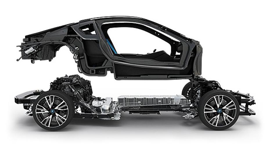 Baterija in motor na notranje zgorevanje v BMW i8 | Avtor: BMW 