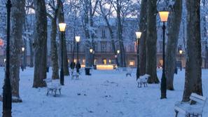 Ljubljana sneg