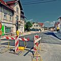 Karantanska cesta je še zaprta za promet. (Foto: Boštjan Tacol)
