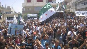 Protest v Siriji