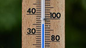 vročina temperatura vročinski val termometer