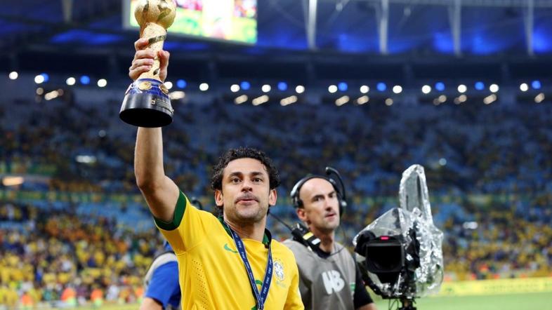 Fred Brazilija Španija pokal konfederacij finale Rio de Janeiro Maracana