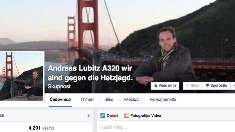 Lubitz - Facebook podporna skupina