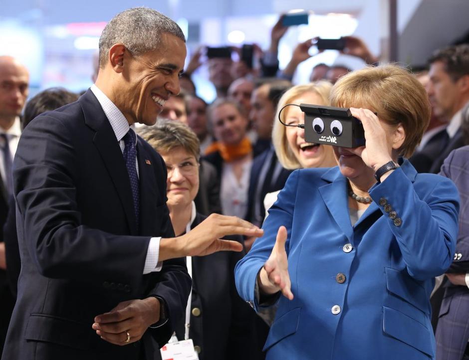 Barack Obama in Angela Merkel | Avtor: EPA