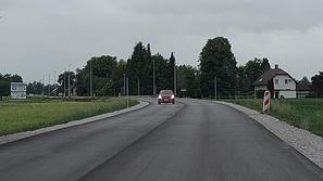 Regionalna cesta Kranj-Jeprca, obnova, kraj Meja