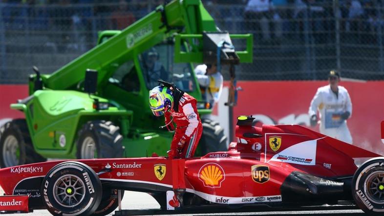 Massa Ferrari Nürburgring VN Nemčije velika nagrada formula 1 dirka