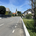 Praše, obnovljena cesta Mavčiče - Breg ob Savi