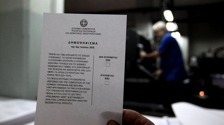 Glasovni na grškem referedumu