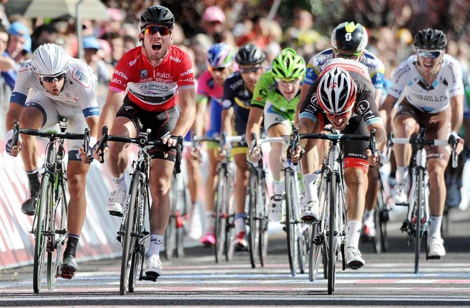 Cavendish Mezgec Nizzolo Giro d'Italia dirka po Italiji Omega Pharma Quick Step