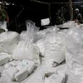 Zaseg šestih ton kokaina med akcijo v Kolumbiji oktobra 2011.