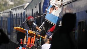 železniška nesreča v Buenos Airesu