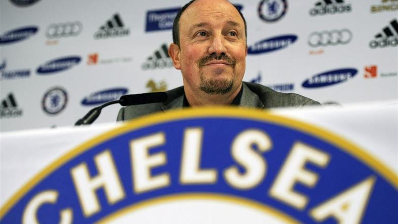 Benitez novi trener predstavitev Chelsea novinarska konferenca