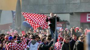 hrvaška srbija zagreb navijači