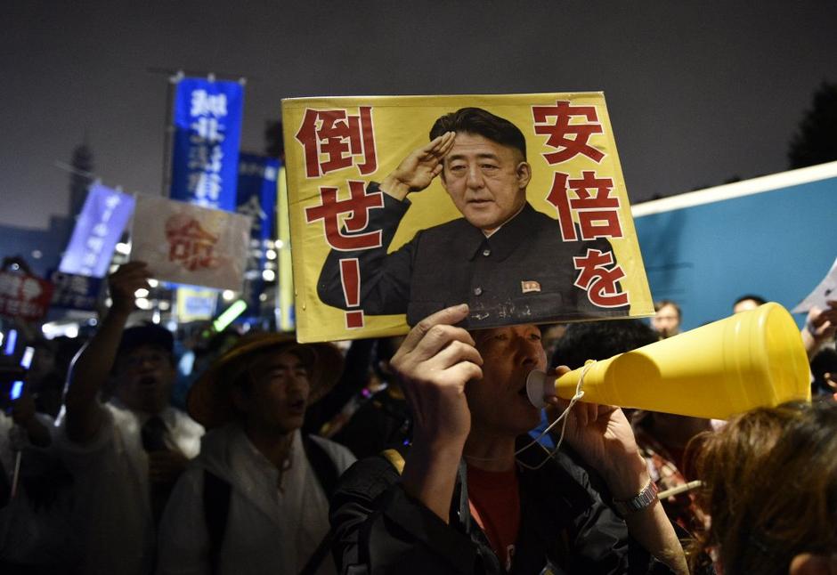 Japonska, protest | Avtor: EPA