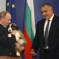 Srečanje med Putinom in Borisovom novembra lani. Za medije je bilo naslikano izj