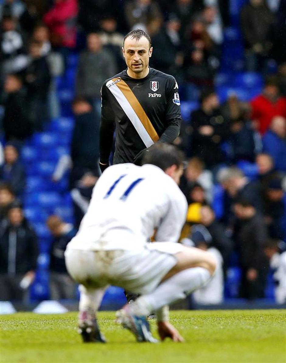 Berbatov Bale Tottenham Fulham Premier League Anglija liga prvenstvo | Avtor: EPA