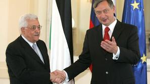 Predsednik Türk bo danes v Ramali obiskal palestinskega predsednika Mahmuda Abas