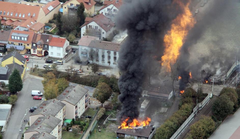 Eksplozija plina v Nemčiji