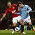 (Manchester United : Manchester City) Ryan Giggs David Silva