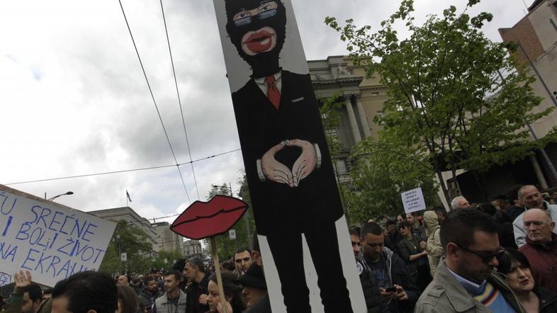 Protesti v Srbiji