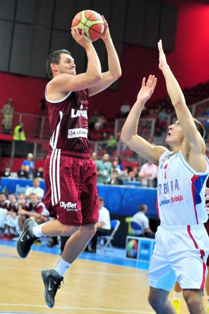 Blums Srbija Latvija EuroBasket Jesenice Podmežakla Bogdanović