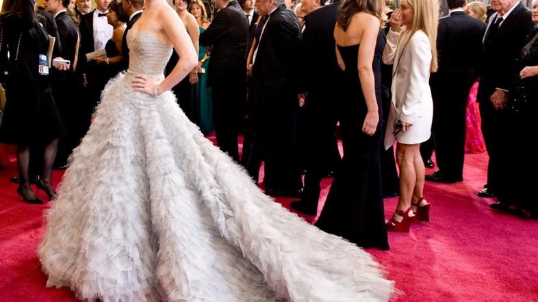 Amy Adams, obleka Oscar de la Renta