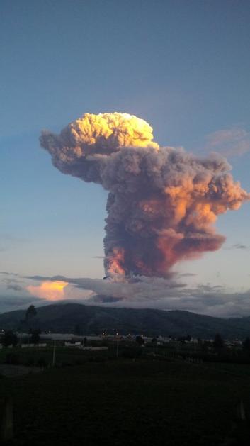 Vulkan v Ekvadorju