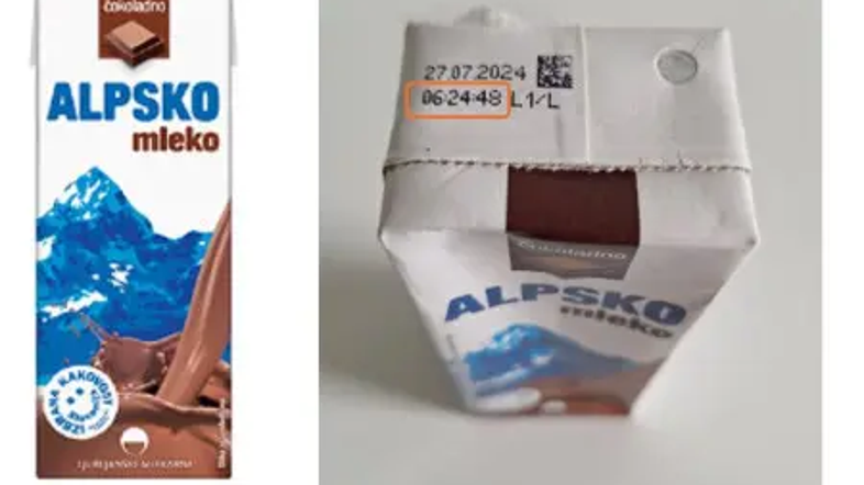 čokoladno Alpsko mleko