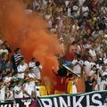 Danska Nemčija Euro 2012 Lviv navijači bakla dim