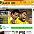 Lancenet Lance! naslovnica Neymar Fred Brazilija Španija finale