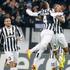 Juventus Kobenhavn Liga prvakov Vidal Caceres Chiellini skok prsa