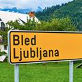 prometni znak Bled Ljubljana
