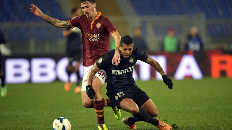 Romagnoli Guarin AS Roma Inter Italija liga prvenstvo