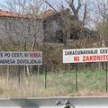 slovenija 11.03.14. napisa ob avtocestnem odseku v smeri italijanske meje Skofij