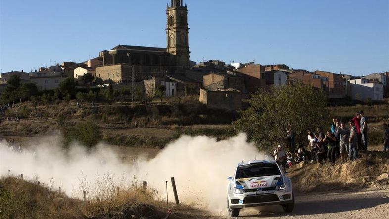 Ogier Volkswagen Polo WRC reli rally Katalonija
