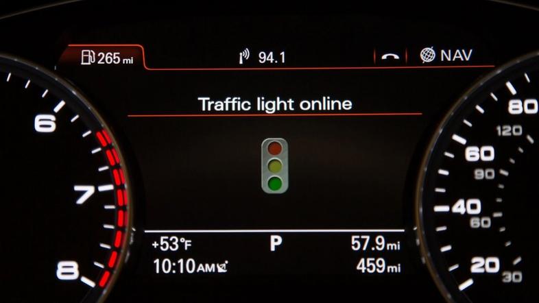 Audijev sistem za prepoznavanje semaforjev
