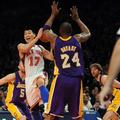 Lin Bryant Gasol New York Knicks Los Angeles Lakers NBA