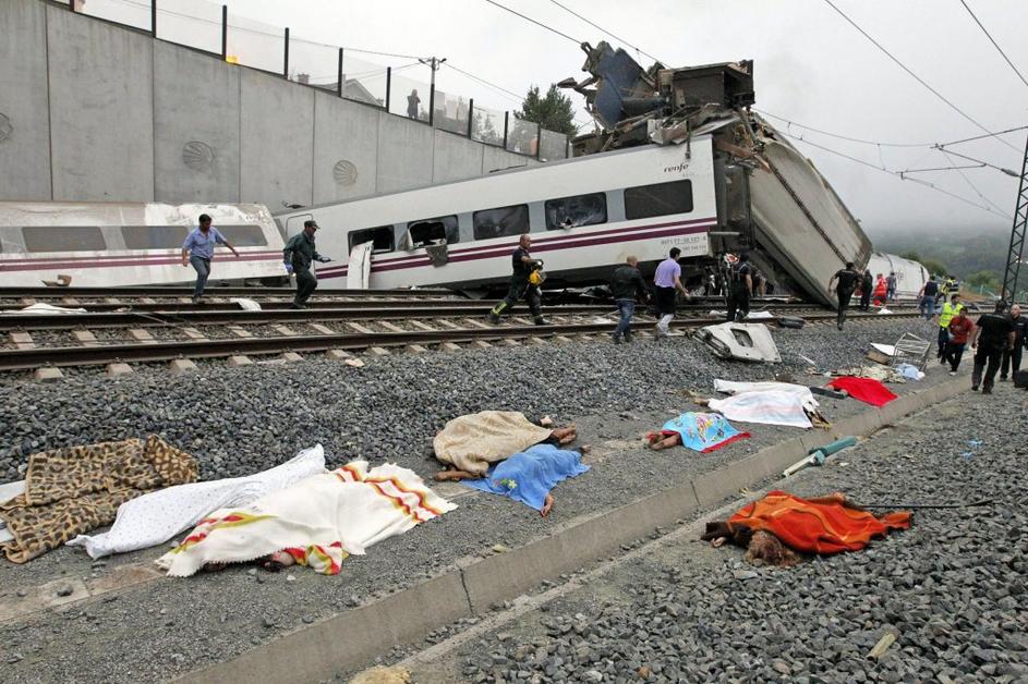 Železniška nesreča Španija