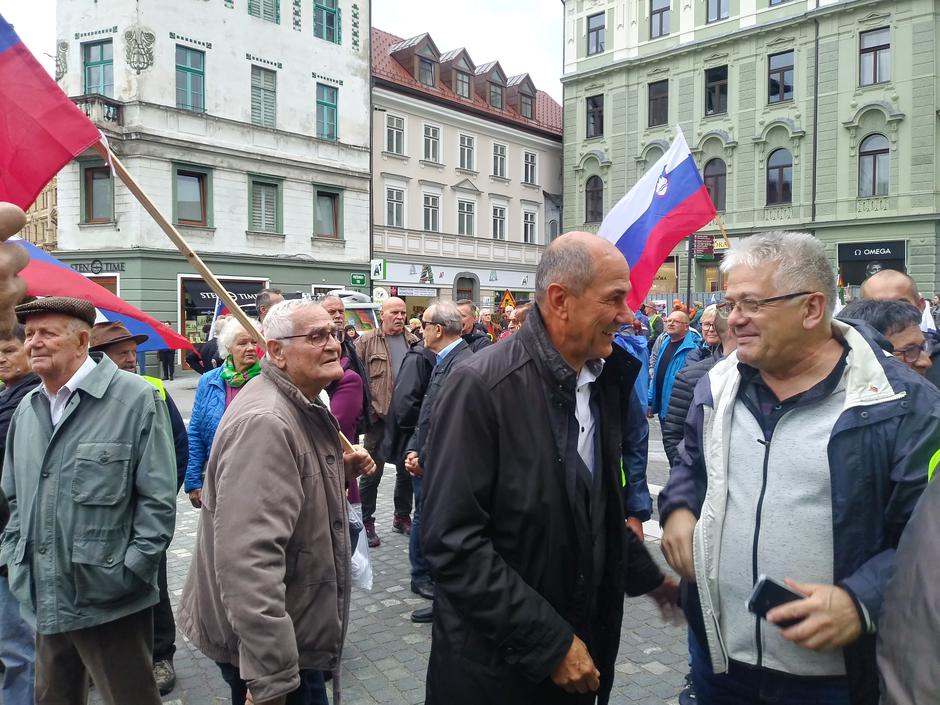 Janez Janša, REšimo Slo protest | Avtor: V. L.