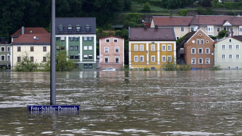razno 03.06.13. poplave, visok vodostaj, Donava Passau, foto: reuters
