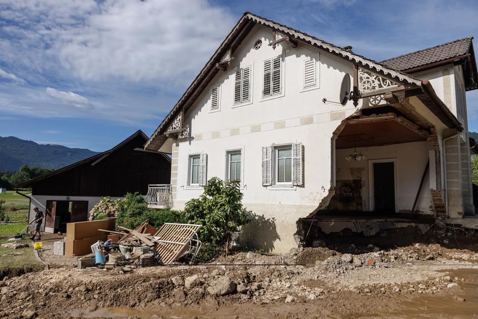 poplave razdejanje po poplavah Radmirje uničena hiša | Avtor: Profimedia
