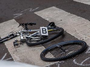 Nesreča kolo kolesar